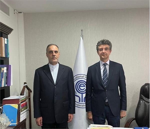 سفیر ایران در آنکارا با رئیس موسسه آموزشی اکو دیدار کرد