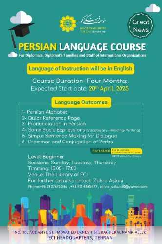 ECI Persian Language Poster